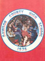 Dawson County High School 1976 yearbook cover photo