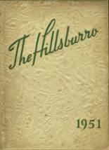 Hillsboro High School 1951 yearbook cover photo