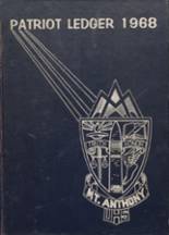 1968 Mt. Anthony Union High School Yearbook from Bennington, Vermont cover image