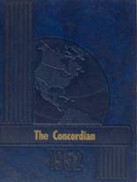 1952 Concord High School Yearbook from Concord, Vermont cover image