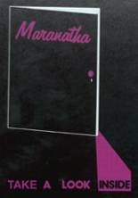 Maranatha High School 1987 yearbook cover photo