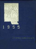 Concord High School 1955 yearbook cover photo
