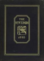 Newton High School 1930 yearbook cover photo