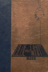 White Pine County High School 1935 yearbook cover photo