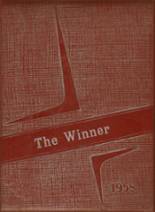 Winside High School 1958 yearbook cover photo