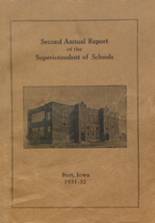 Burt High School 1932 yearbook cover photo