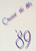 Westville High School 1989 yearbook cover photo