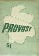 Provo High School 1951 yearbook cover photo