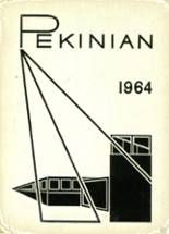 Pekin Community High School 1964 yearbook cover photo