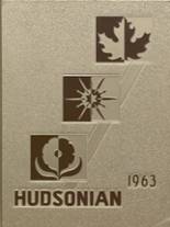 1963 Hudson High School Yearbook from Hudson, Michigan cover image