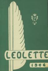 Upper Leacock High School 1946 yearbook cover photo