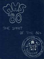 Miami High School 1980 yearbook cover photo