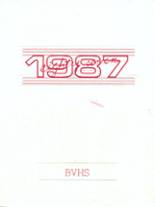 Buena Vista High School 1987 yearbook cover photo