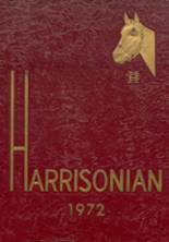 Harrison County High School 1972 yearbook cover photo