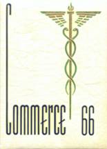 Commerce High School 1966 yearbook cover photo