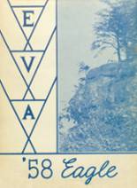 1958 Eva High School Yearbook from Eva, Alabama cover image