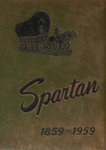 Sparta High School 1960 yearbook cover photo