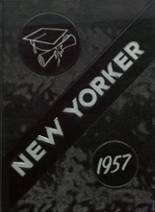 New York Mills High School 1957 yearbook cover photo