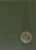 St. Peter's High School 1968 yearbook cover photo
