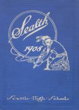 Chief Sealth High School 1908 yearbook cover photo