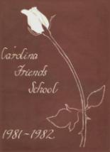 Carolina Friends School 1982 yearbook cover photo