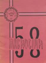 1958 Mississippi School for the Deaf Yearbook from Jackson, Mississippi cover image