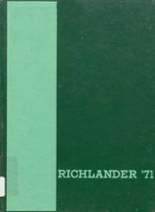 Richland High School 1971 yearbook cover photo