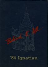 St. Ignatius High School 1984 yearbook cover photo