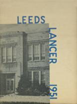 Leeds High School 1951 yearbook cover photo