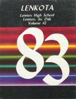Lennox High School 1983 yearbook cover photo