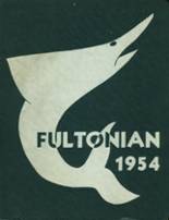 Fulton High School 1954 yearbook cover photo