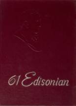 Thomas A. Edison High School 1961 yearbook cover photo
