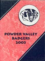 2003 Powder Valley High School Yearbook from North powder, Oregon cover image