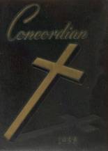 Concordia Preparatory 1958 yearbook cover photo