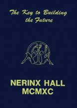 Nerinx Hall High School 1990 yearbook cover photo