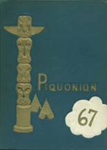 Piqua High School 1967 yearbook cover photo