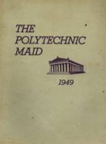 Girls Poly High School 1949 yearbook cover photo