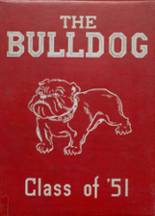 Linden High School 1951 yearbook cover photo