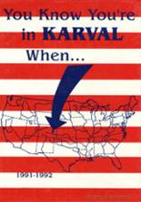 1992 Karval Public High School Yearbook from Karval, Colorado cover image