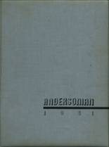 Anderson High School 1961 yearbook cover photo