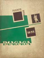 Puente Union High School 1955 yearbook cover photo