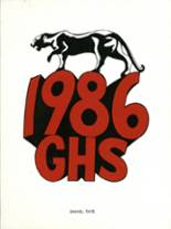 Geneva High School 1986 yearbook cover photo
