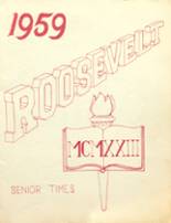 Roosevelt High School 1959 yearbook cover photo