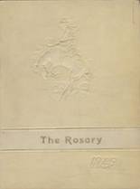 Rosamond Community High School 1945 yearbook cover photo