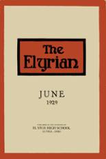 Elyria High School 1929 yearbook cover photo