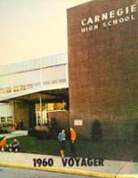 Carnegie High School 1960 yearbook cover photo