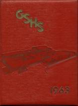 Greensburg High School 1963 yearbook cover photo