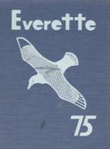 Everest High School 1975 yearbook cover photo