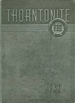 Thornton Township High School 1937 yearbook cover photo