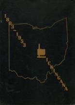Licking County Joint Vocational High School 1953 yearbook cover photo
